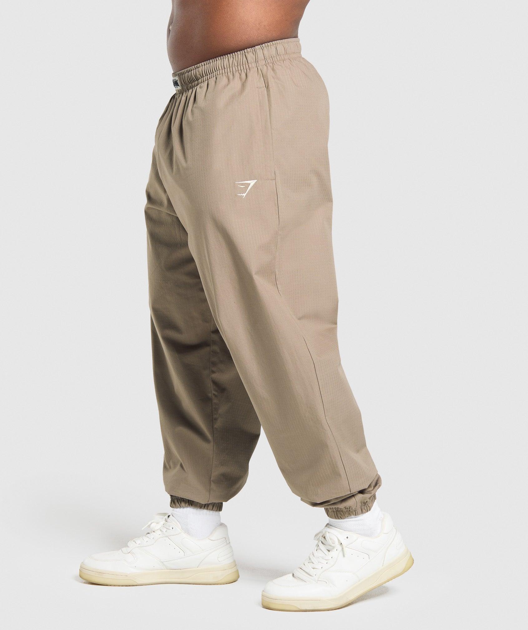 Gymshark Ripstop Pumper Pants - Lifestyle Brown Male Product Image