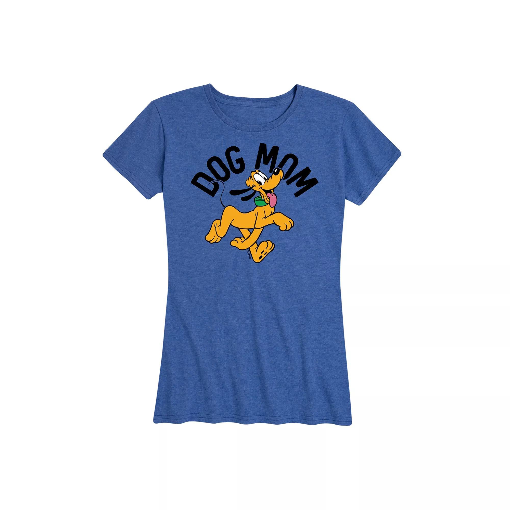 Disneys Pluto Womens Dog Mom Graphic Tee Product Image