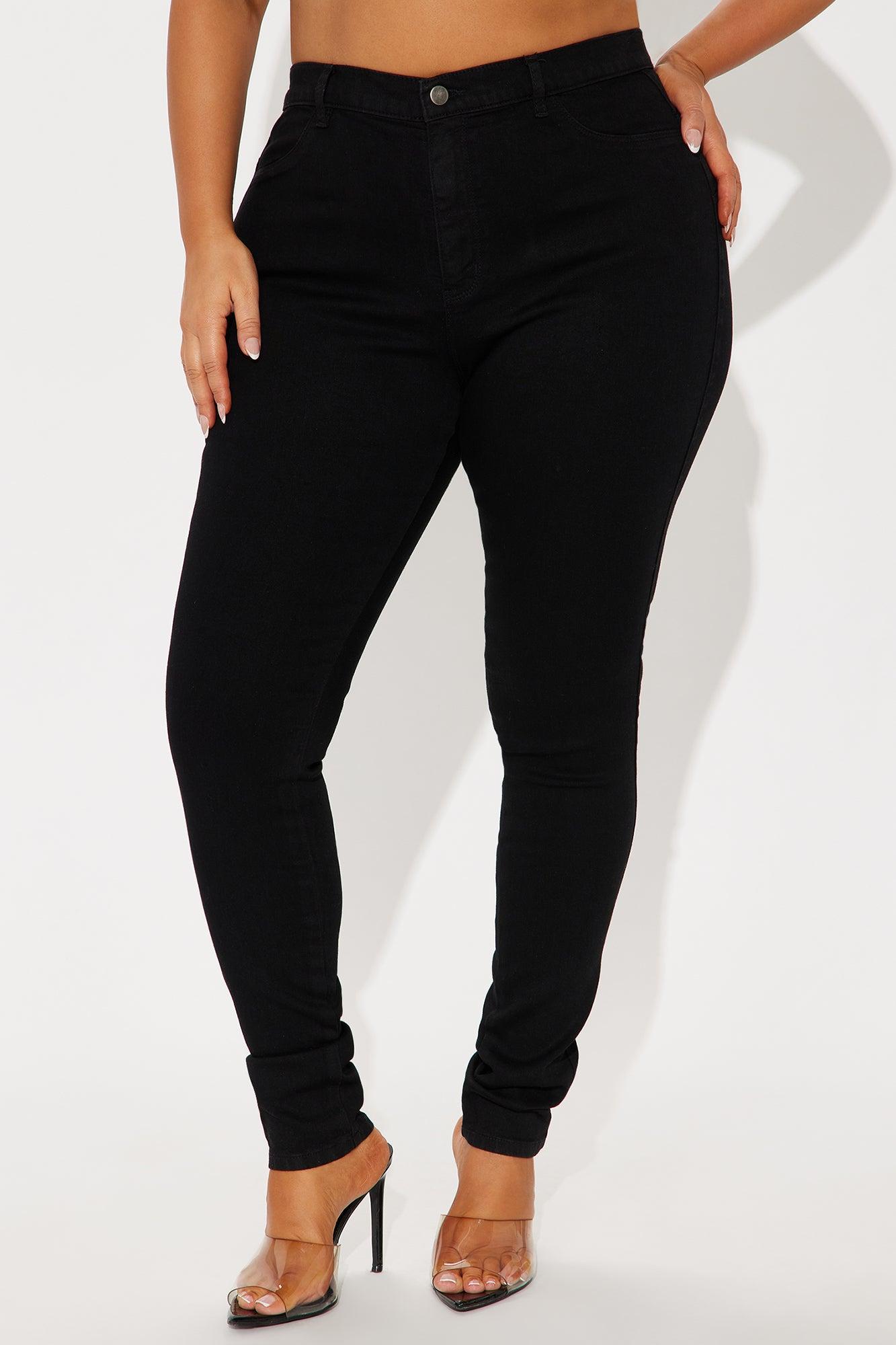 Tall Classic Beauty Booty Lifter Skinny Jeans - Black Product Image