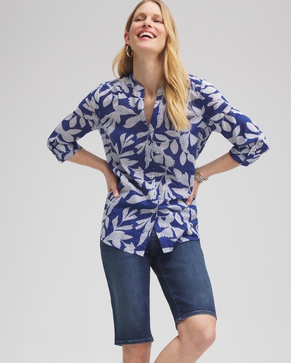 11" Pull-on Denim Shorts Product Image