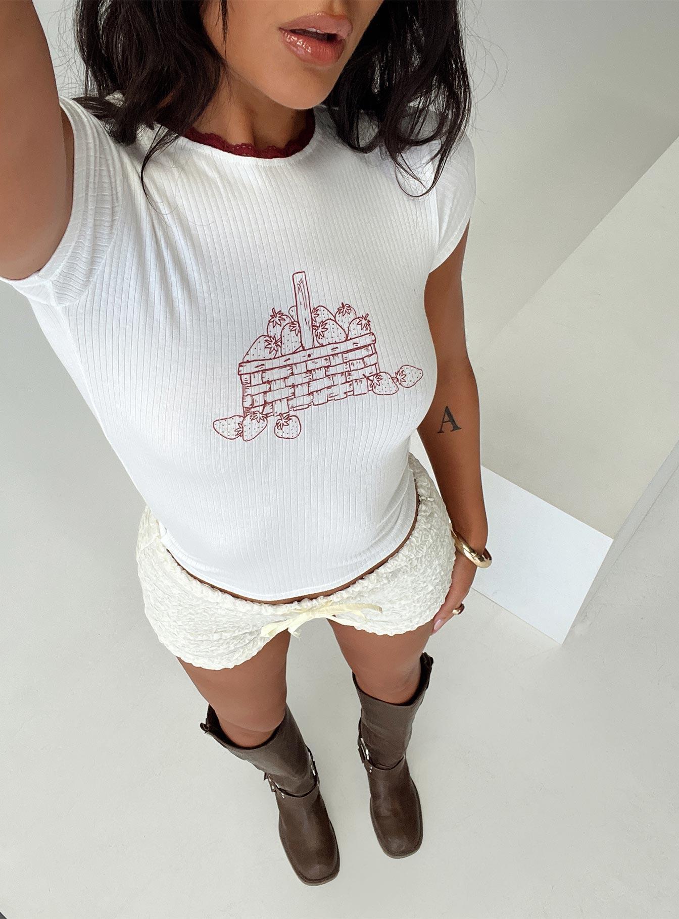 Zagy Tee White Product Image