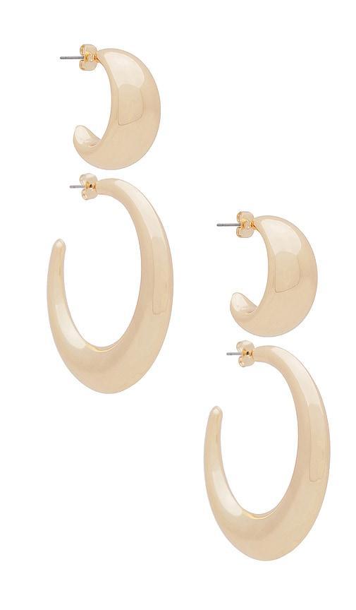 Crescent Hoop Set Ettika Product Image