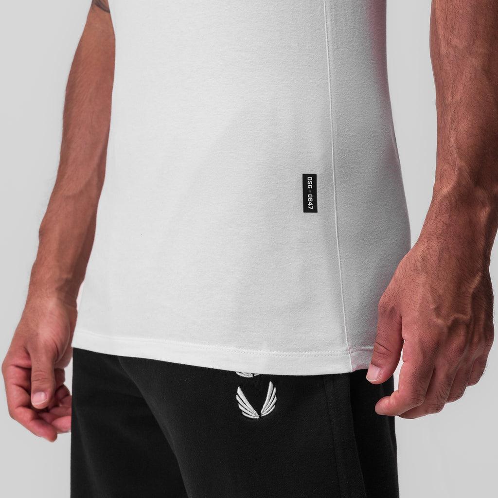 0847. CottonPlus™ Standard Slim Tank - White Product Image