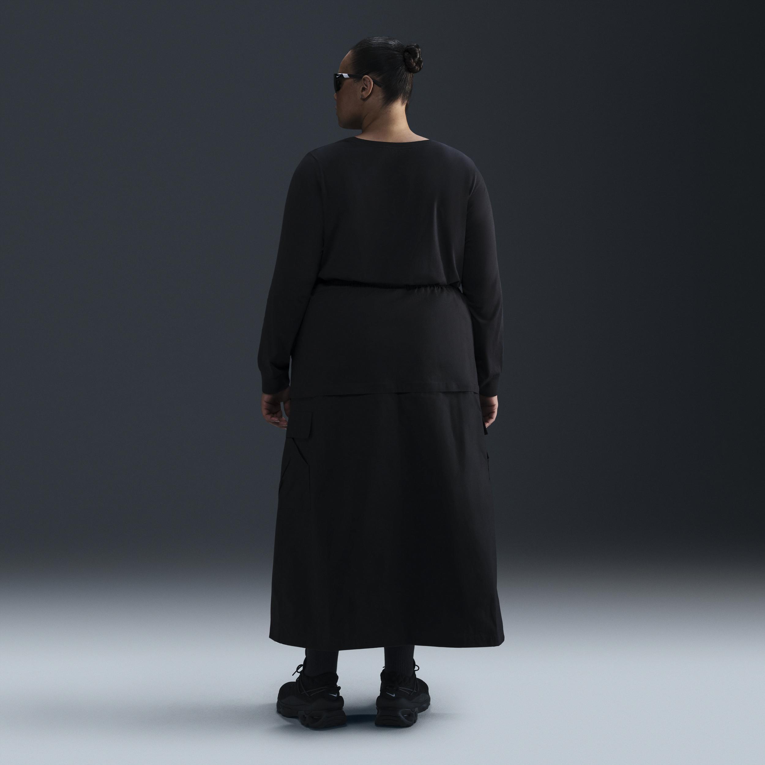 Womens Nike Sportswear Club Long-Sleeve T-Shirt (Plus Size) Product Image