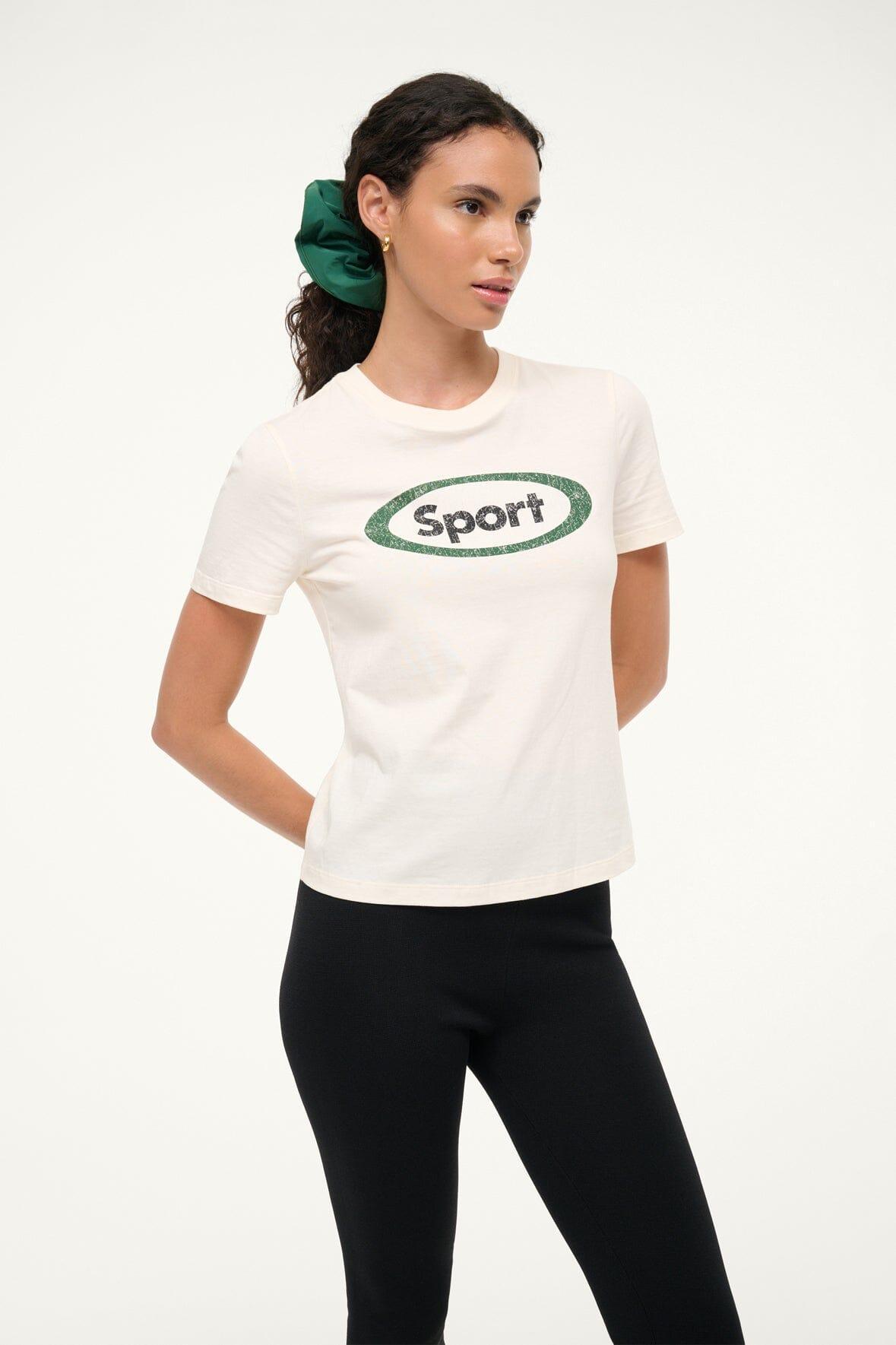 LULU SPORT TEE | IVORY Product Image