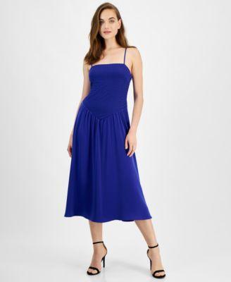 Rachel Rachel Roy Womens Dona Mixed Media A-Line Dress Product Image