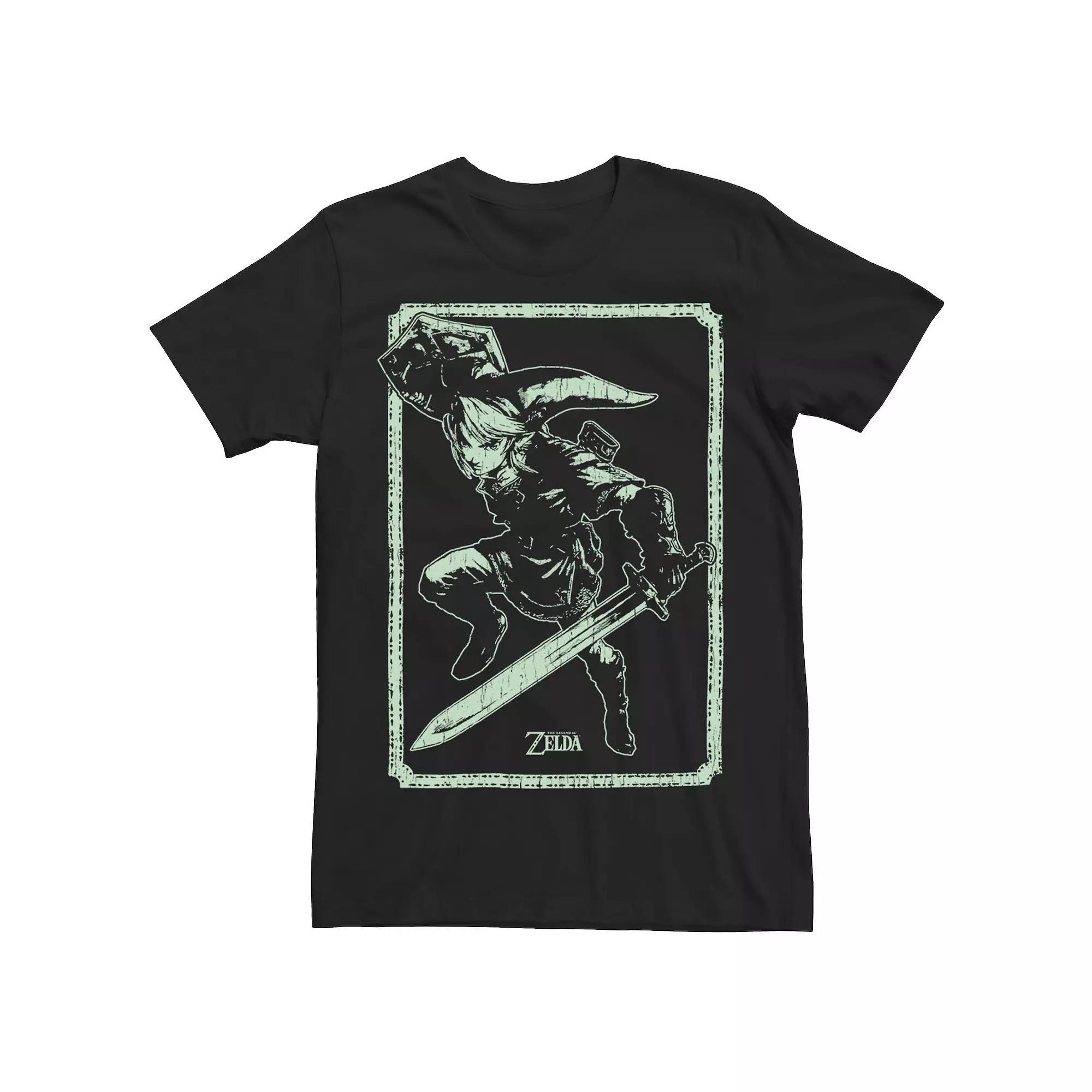 Men's Nintendo Leap Through Graphic Tee, Size: XXL, Black Product Image