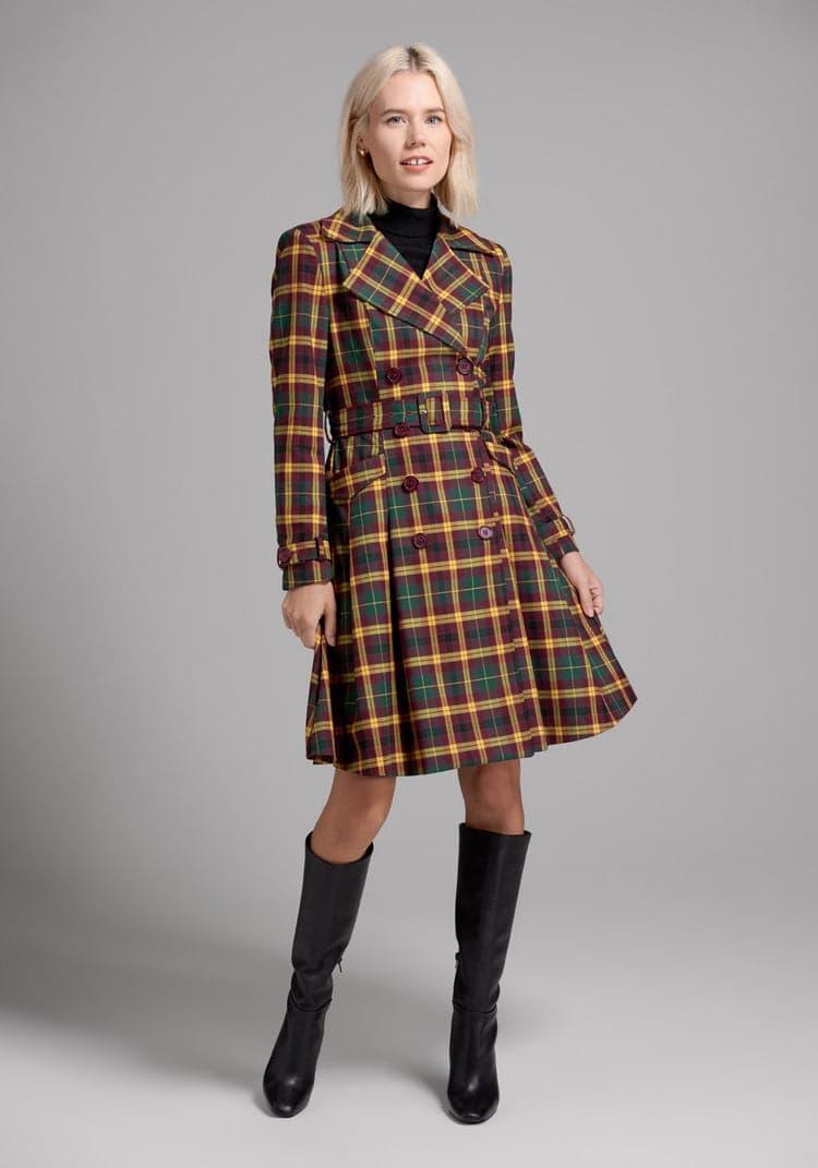 Skirting The Issue Trench Coat Product Image