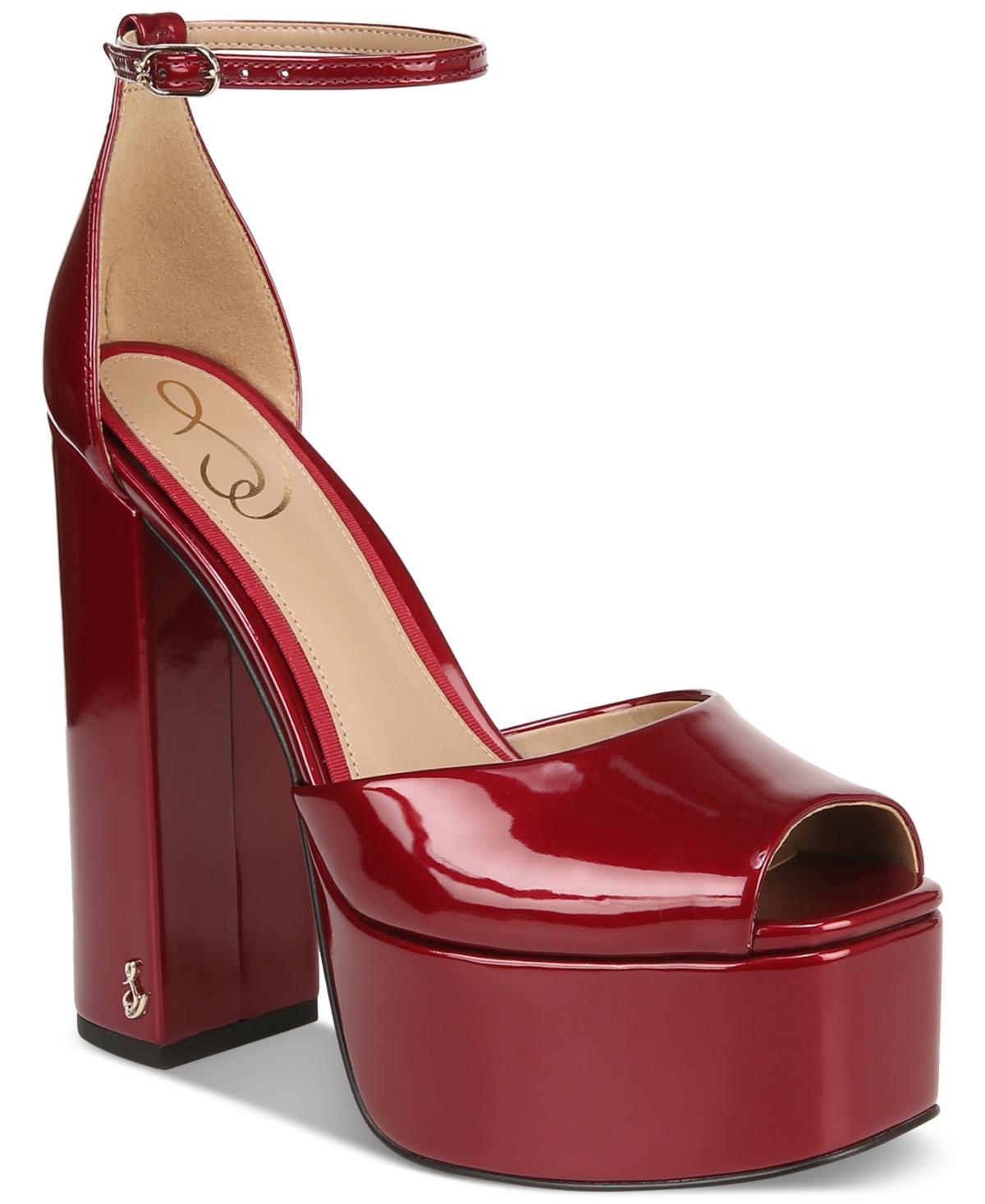 Sam Edelman Womens Kori Flora High Heel Platform Sandals Product Image
