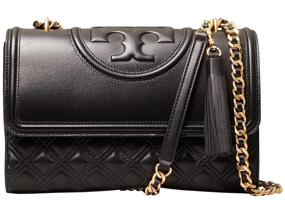 Tory Burch Fleming Convertible Shoulder Bag Black One Size Product Image