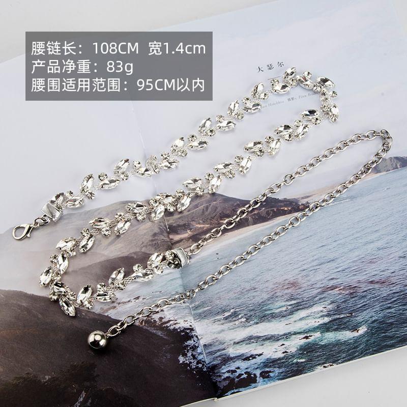 Rhinestone Chain Belt Product Image