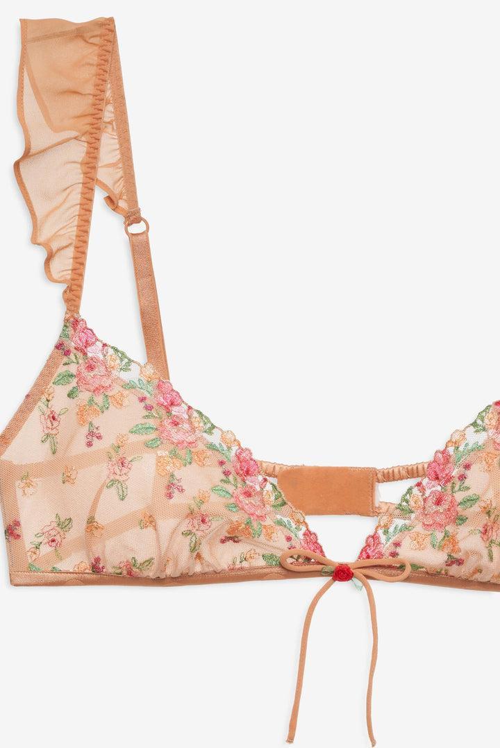 Glimmer Rosebud Bralette — Rose Gold Product Image