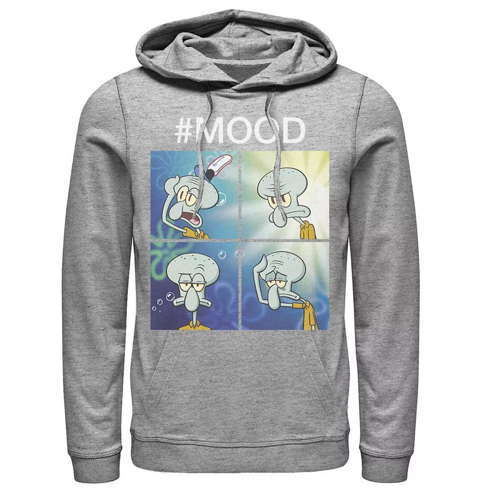 Men's Nickelodeon SpongeBob SquarePants Squidward Mood Hoodie, Size: Small, Black Product Image