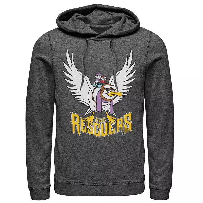 Men's Marvel Avengers Group Shot Greetings Post Card Hoodie, Size: Large, Athletic Grey Product Image
