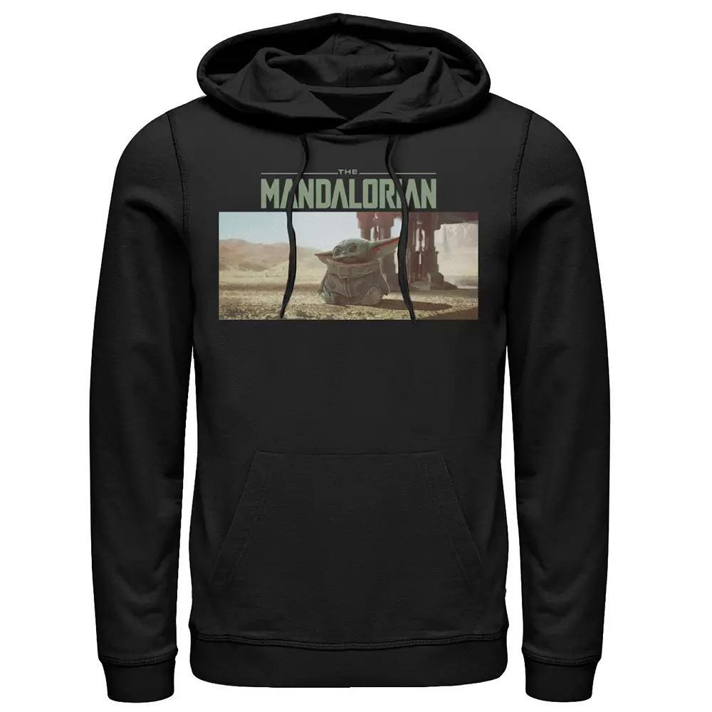 Men's Marvel Venom Logo White Simple Text Graphic Hoodie, Size: Medium, Black Product Image