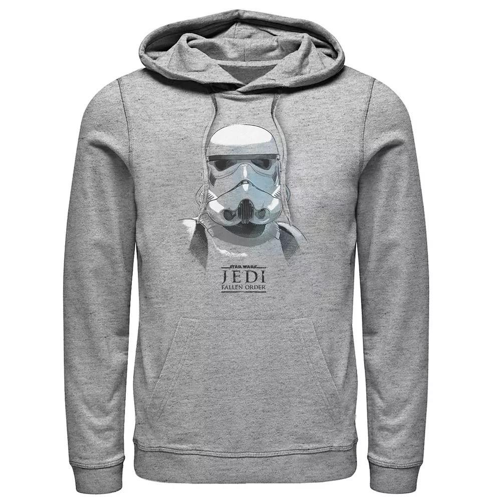 Men's Star Wars Jedi Fallen Order Pullover Hoodie, Size: Medium, Athletic Grey Product Image