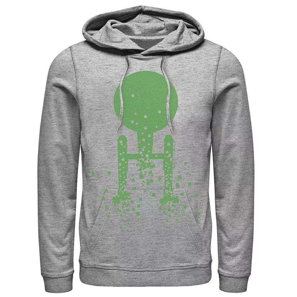 Men's Star Trek Next Generation St. Patty's Rocket Hoodie, Size: XL, Athletic Grey Product Image