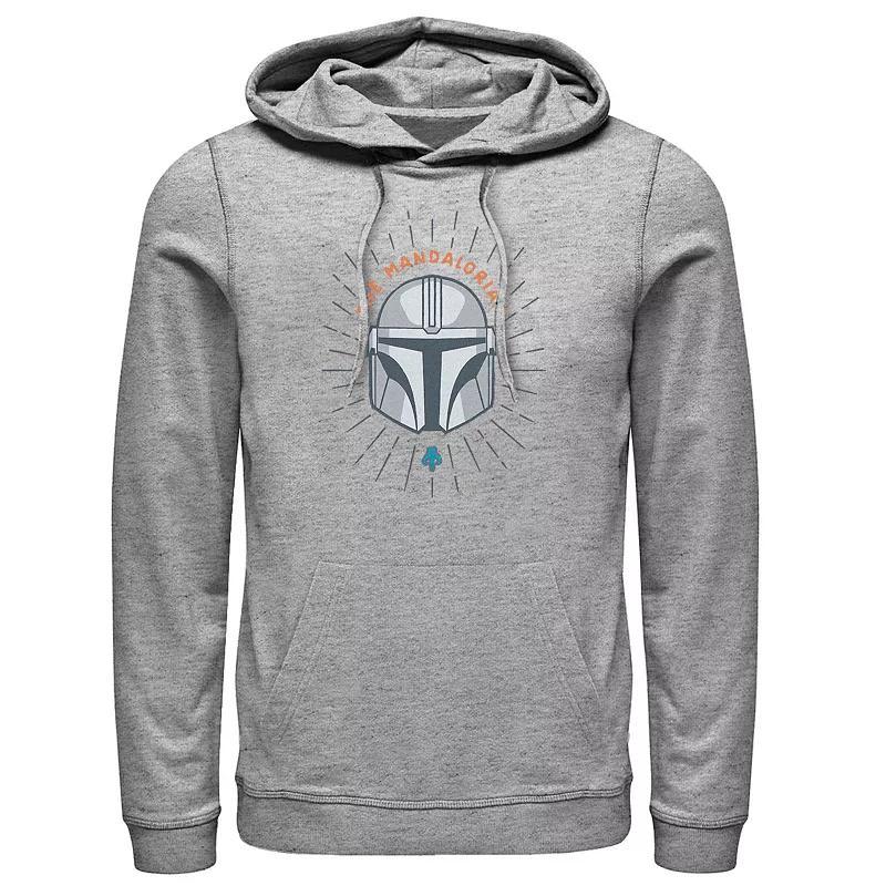 Men's Star Trek Next Generation Property Badge Hoodie, Size: Medium, Athletic Grey Product Image