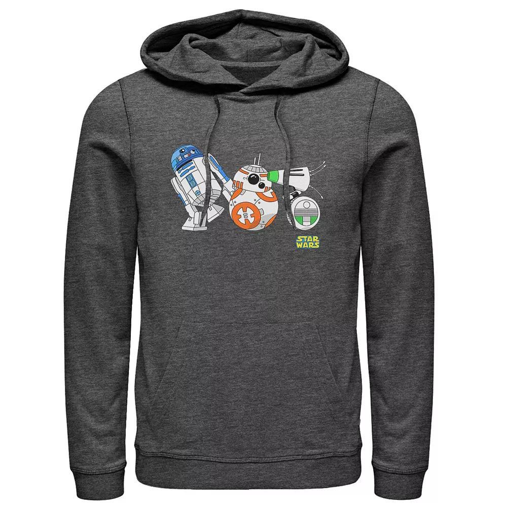 Men's Looney Tunes Group Retro Line Up Hoodie, Size: XXL, Black Product Image