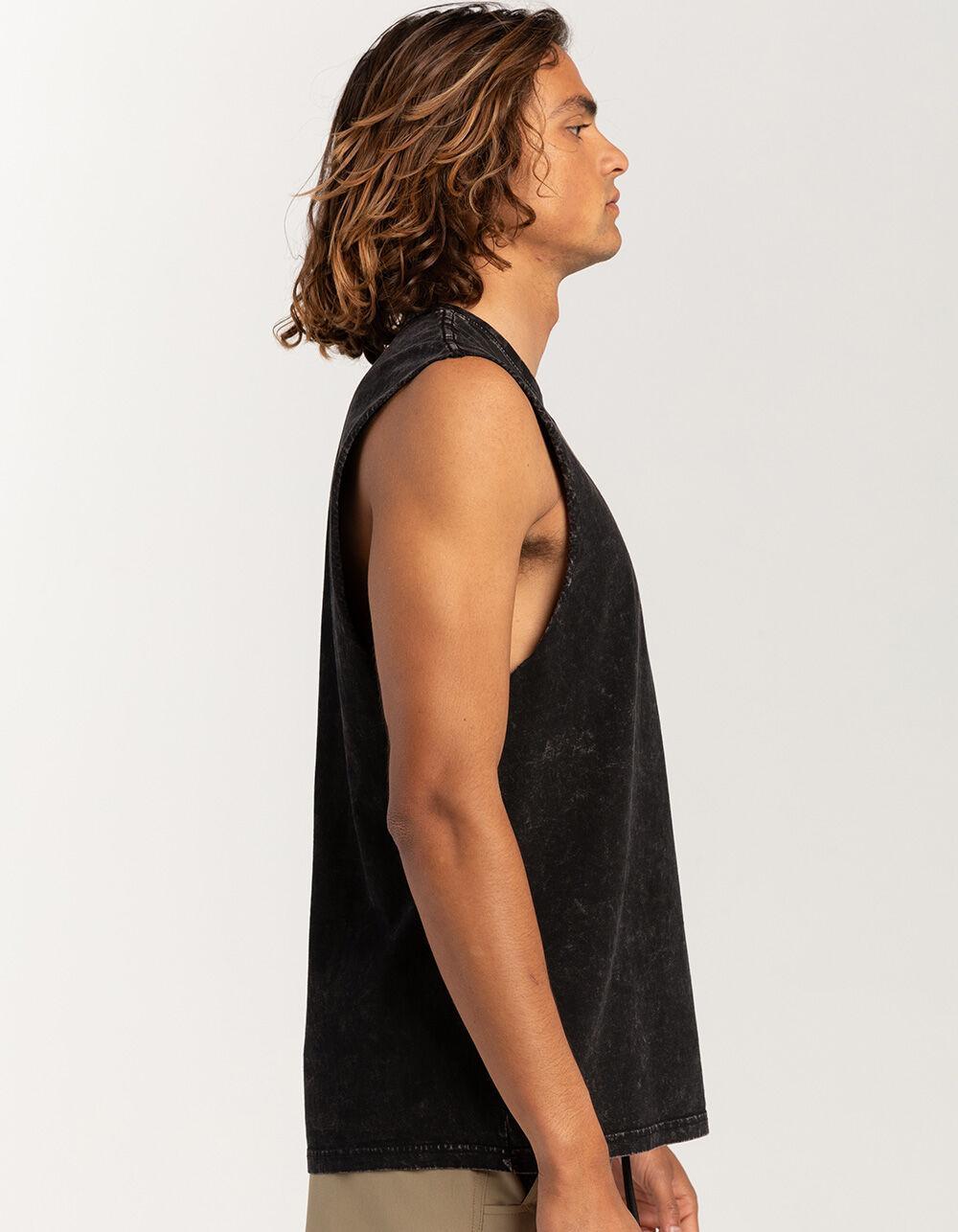 RSQ Mens Acid Wash Muscle Tee Product Image