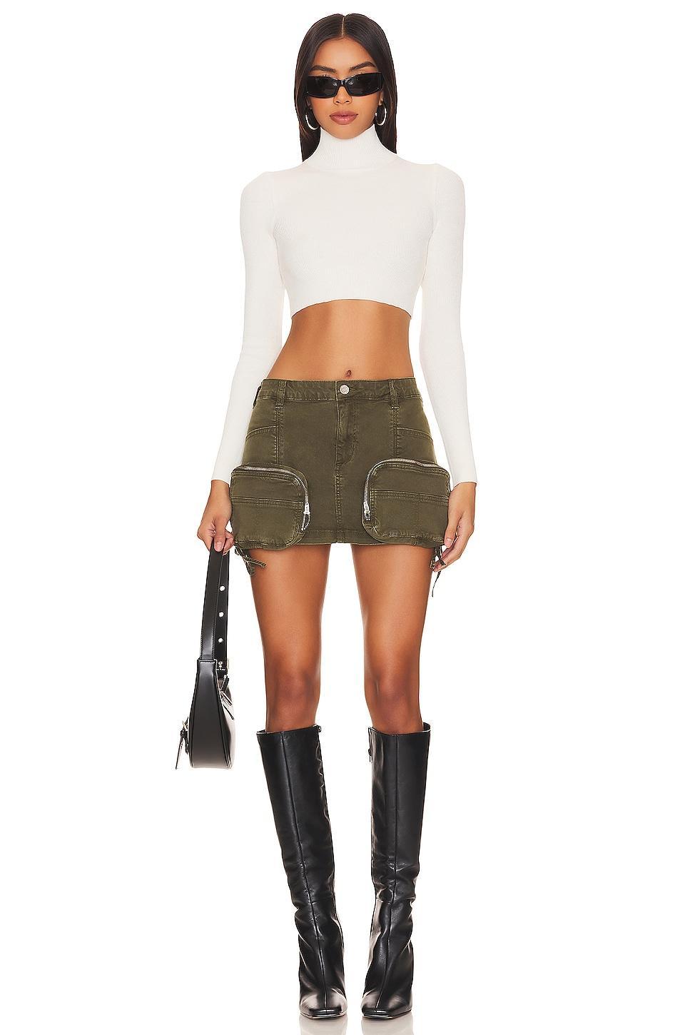 Cara Cropped Knit Mock Neck NBD Product Image