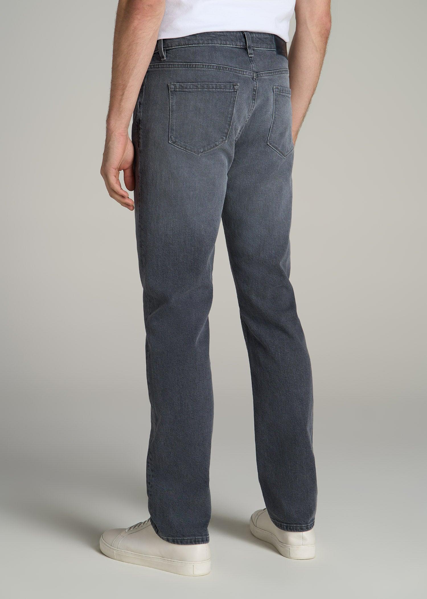 Americana Collection J1 Straight Fit Jeans For Tall Men in Wolf Grey Product Image