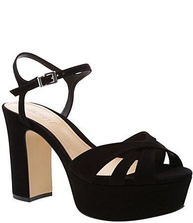 Keefa Metallic Leather Platform Sandals Product Image