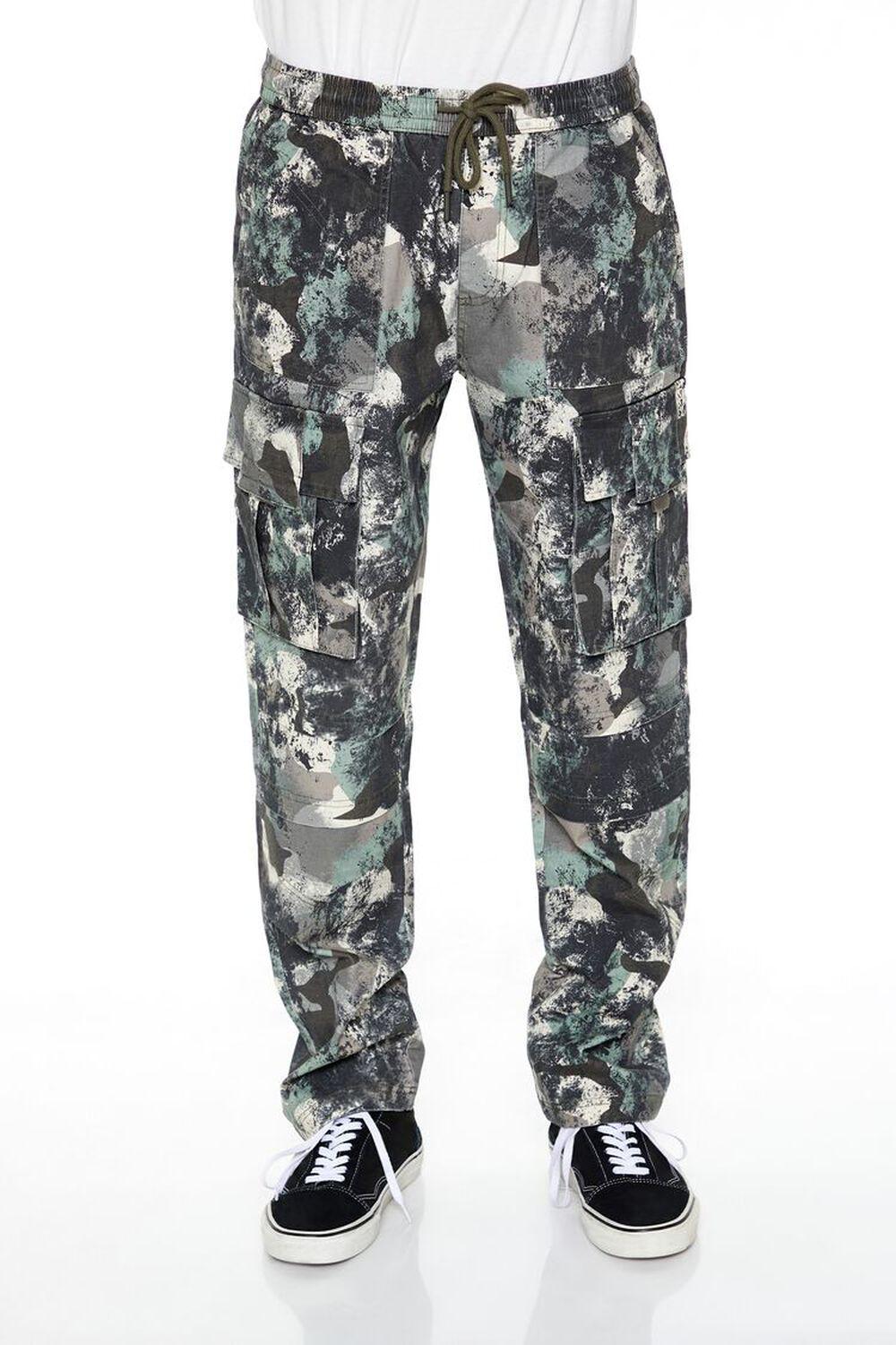 Slim-Fit Camo Cargo Pants | Forever 21 Product Image