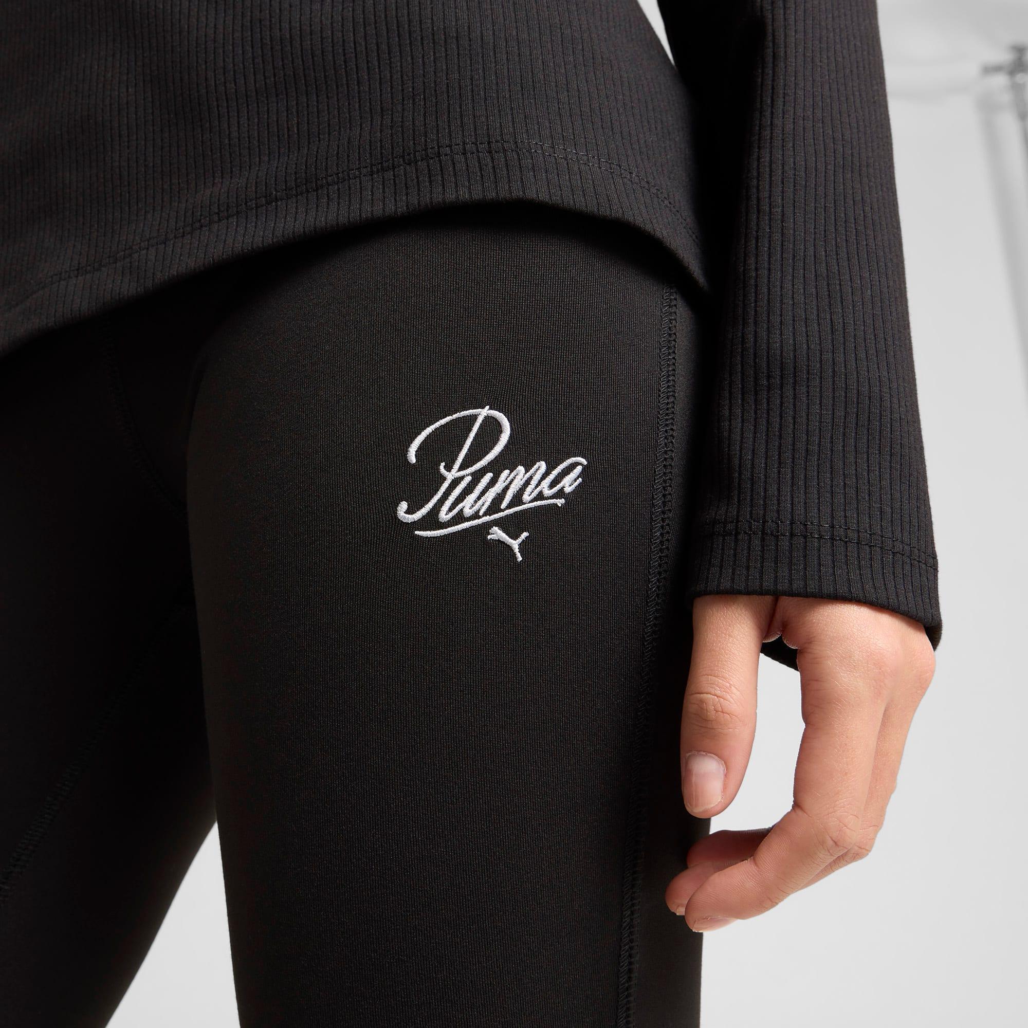 PUMA ESS Script Women's Flarred Leggings Product Image