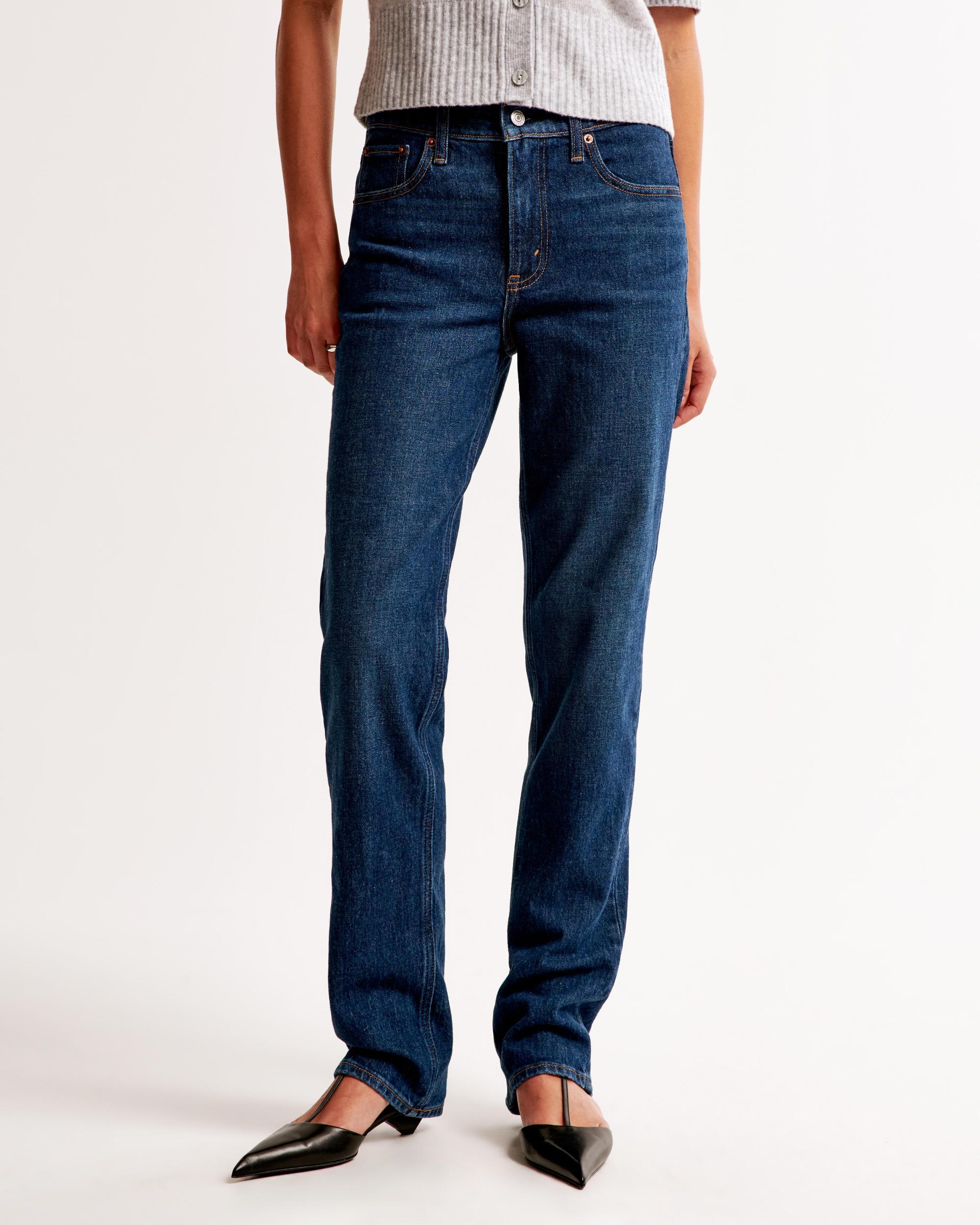Mid Rise 90s Straight Jean Product Image