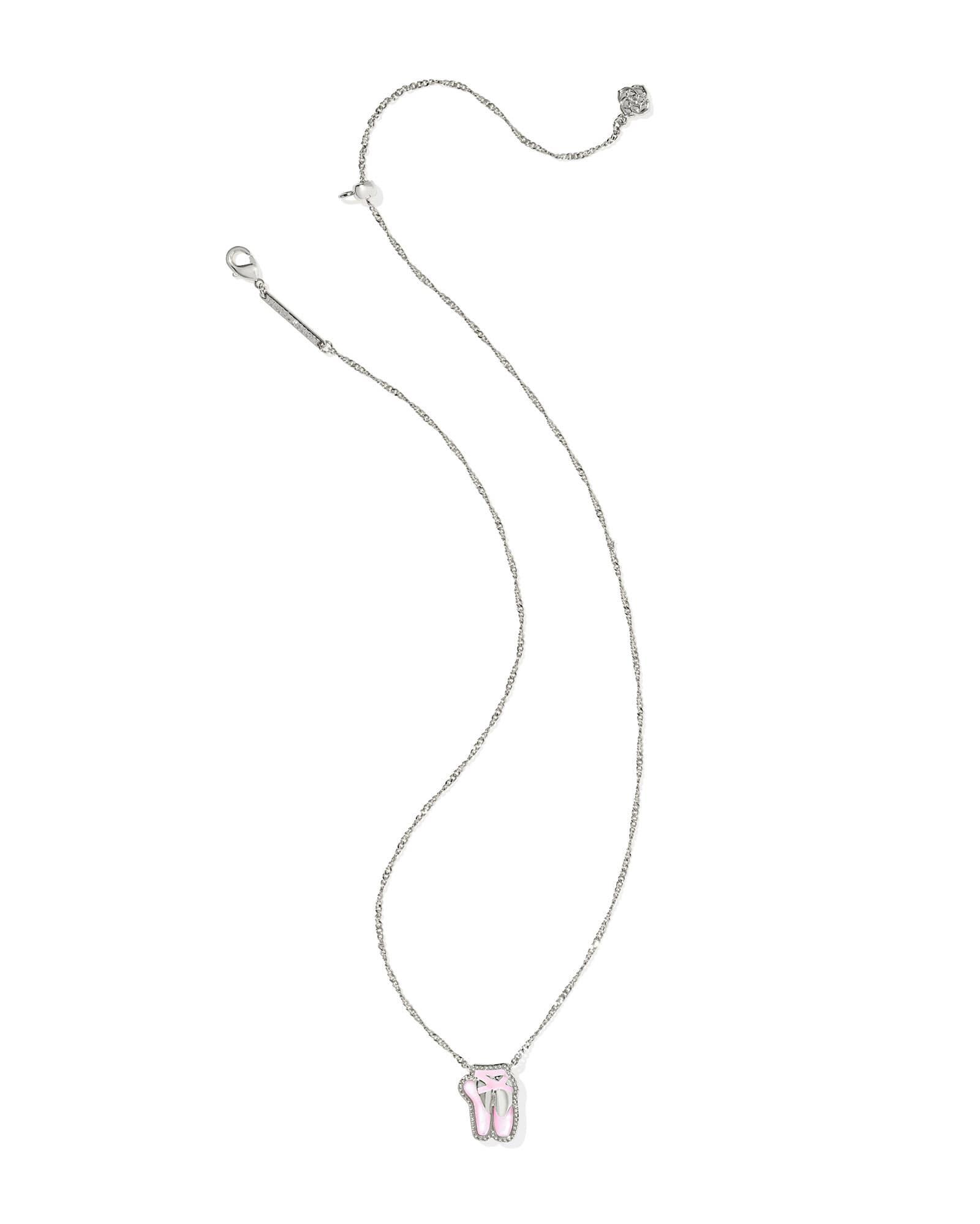 Ballet Silver Short Pendant Necklace Product Image