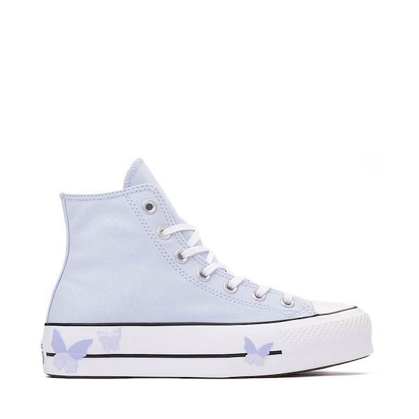 Womens Converse Chuck Taylor All Star Lift Butterflies High-Top Sneaker - Blue Supermoon Product Image