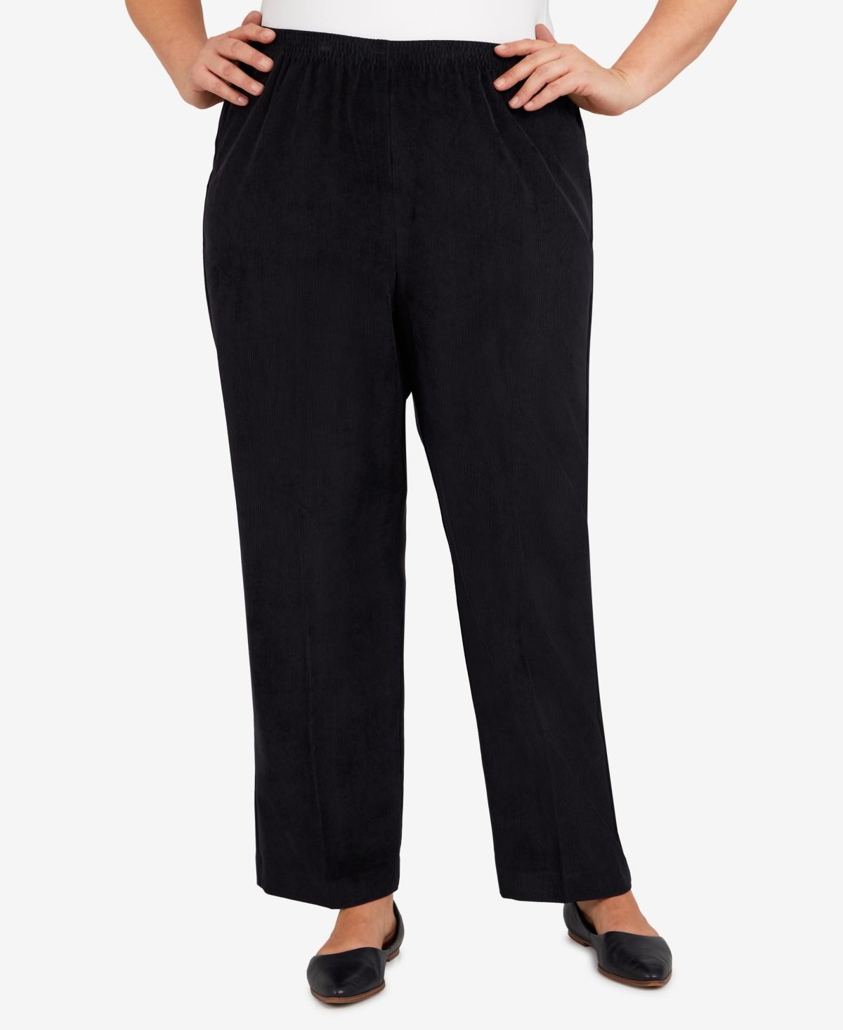 Plus Size Alfred Dunner Classics Pull-On Straight-Leg Pants, Women's, Size: 24W Short Product Image