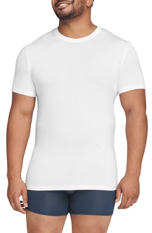 Tommy John Cool Cotton Short Sleeve Slim Fit Undershirt Solid 2 Product Image