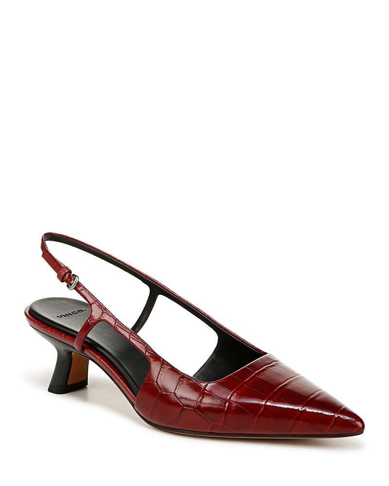 Vince Camuto Womens Bianca Slingback Mid Heel Pumps Product Image