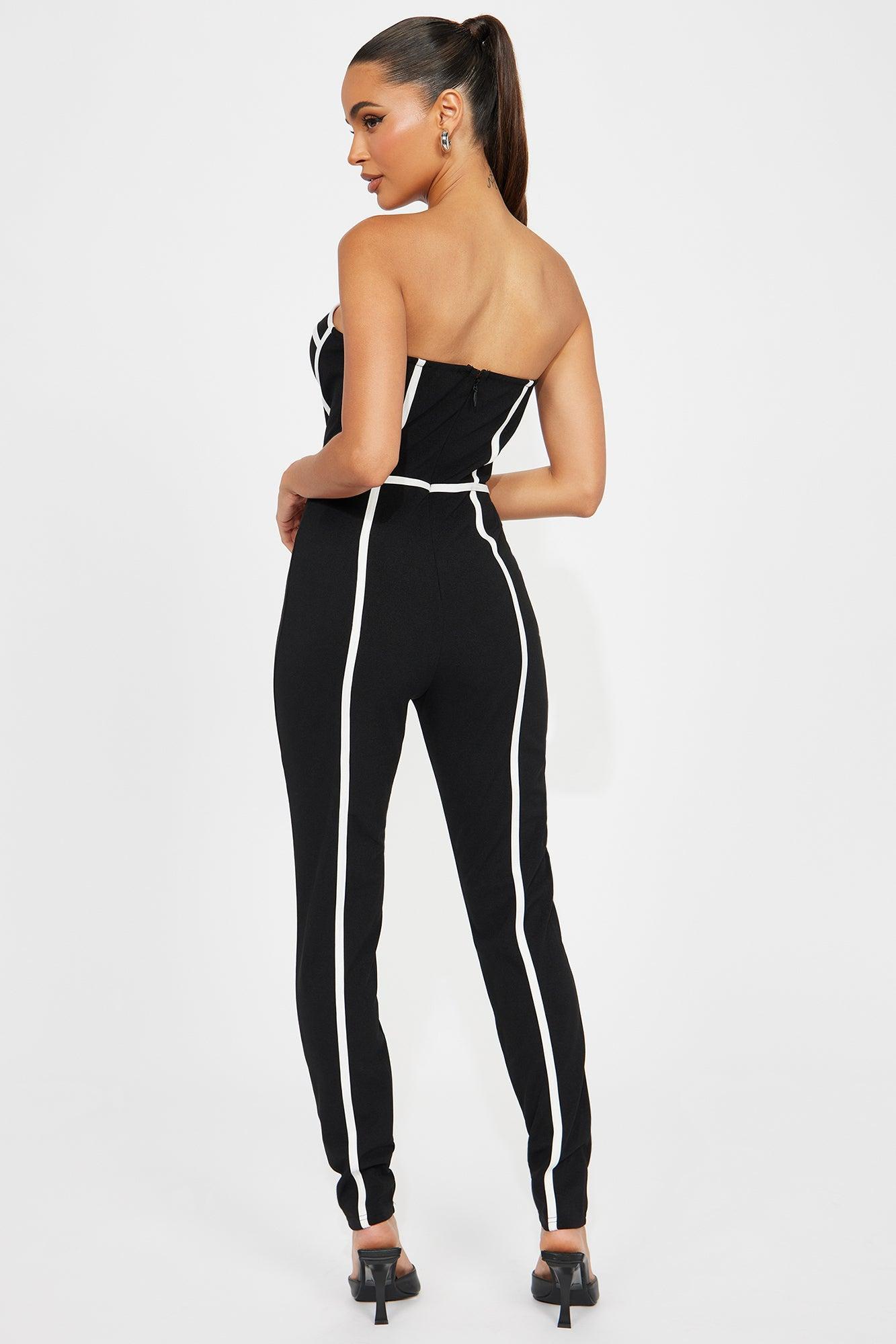 Say It Best Jumpsuit  - Black Product Image