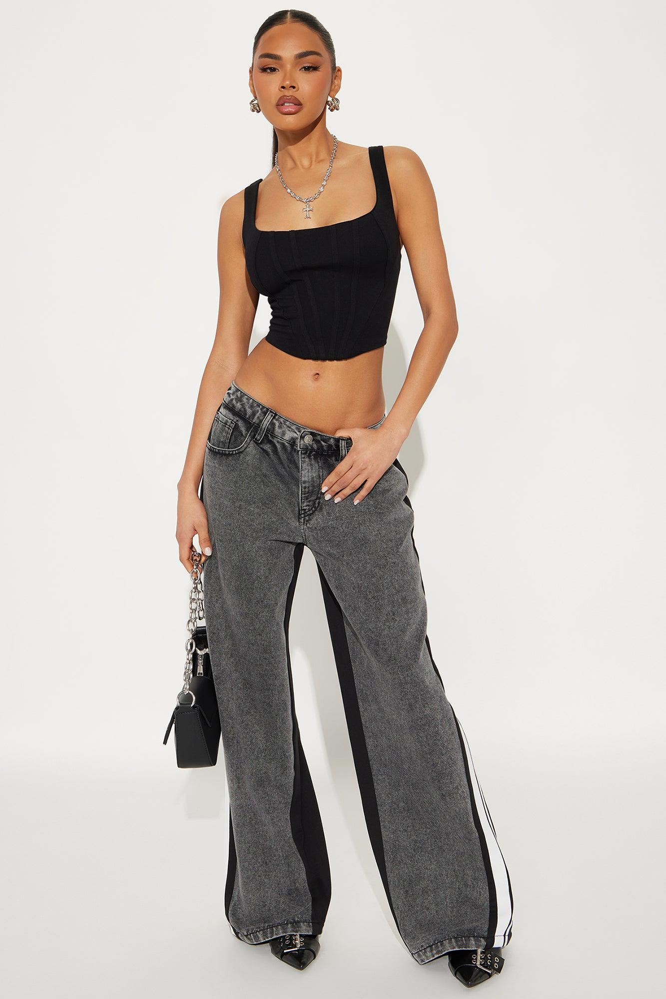 In Your Arms Corset Top - Black Product Image
