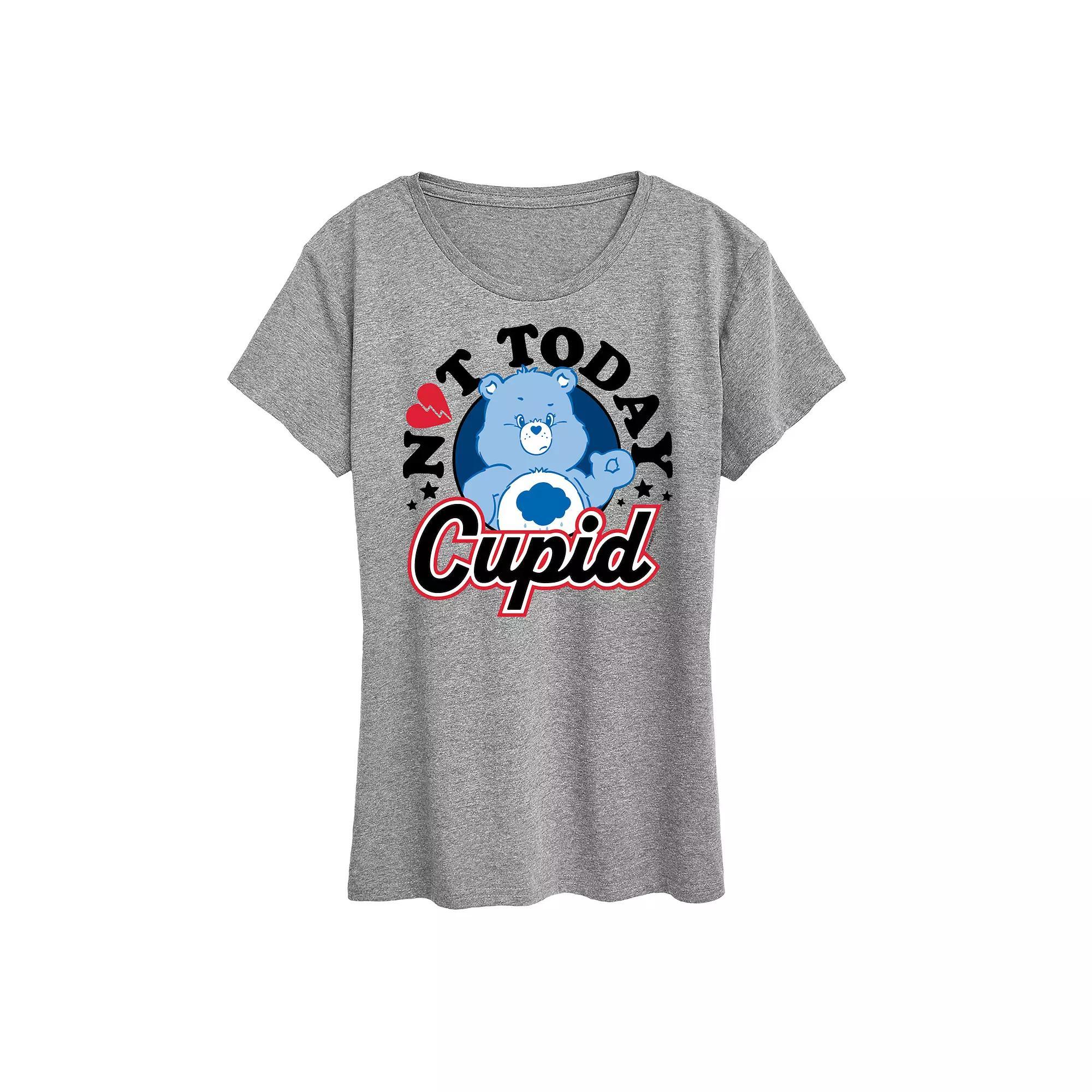 Womens Care Bears Not Today Cupid Graphic Tee Product Image