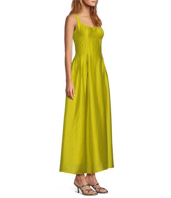 Antonio Melani x M.G. Style Jen A-Line Square Neck Sleeveless Maxi Dress Product Image