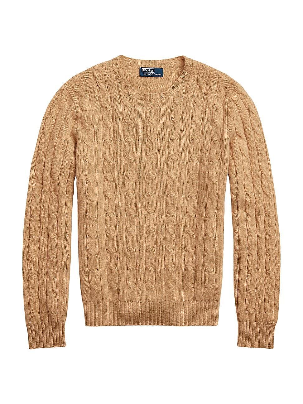 Polo Ralph Lauren Cashmere Cable Knit Crewneck Sweater Product Image