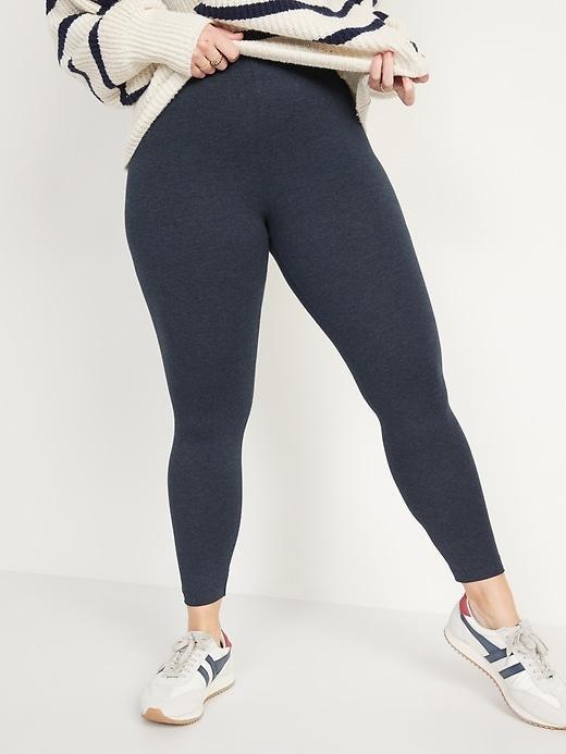 High-Waisted Jersey Leggings Product Image