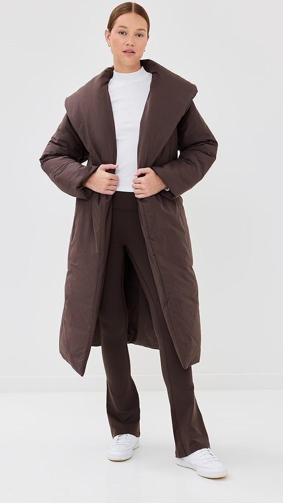 Varley Ana Long Wrap Puffer Coat | Shopbop Product Image