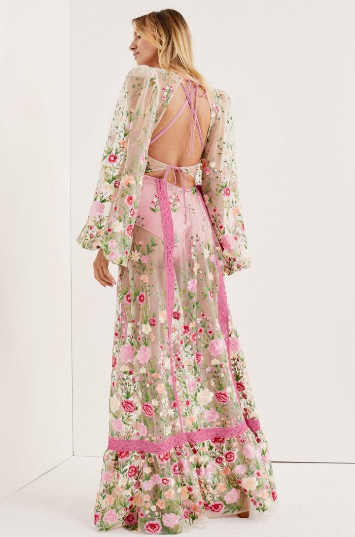 Luna Maxi Dress — Pink Product Image