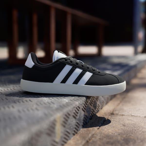 adidas VL Court 3.0 Shoes Core Black M 6.5 / W 7.5 Womens Product Image