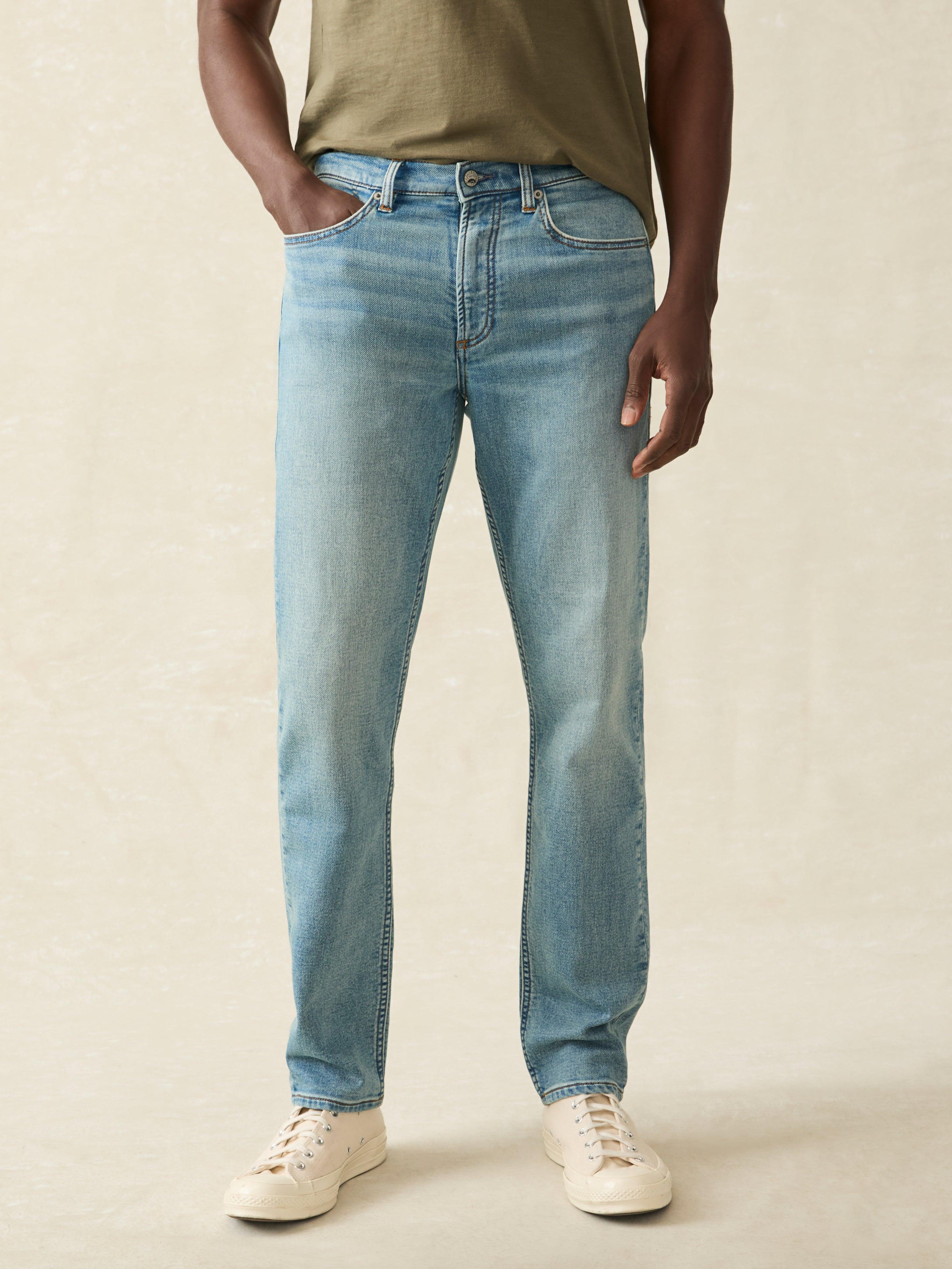 Stretch Terry Indigo 5-Pocket Pant - Eastern Shore Male Product Image
