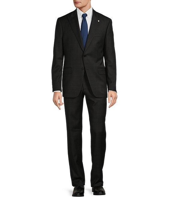 Hickey Freeman Modern Fit Flat Front Solid 2-Piece Tuxedo Suit Product Image