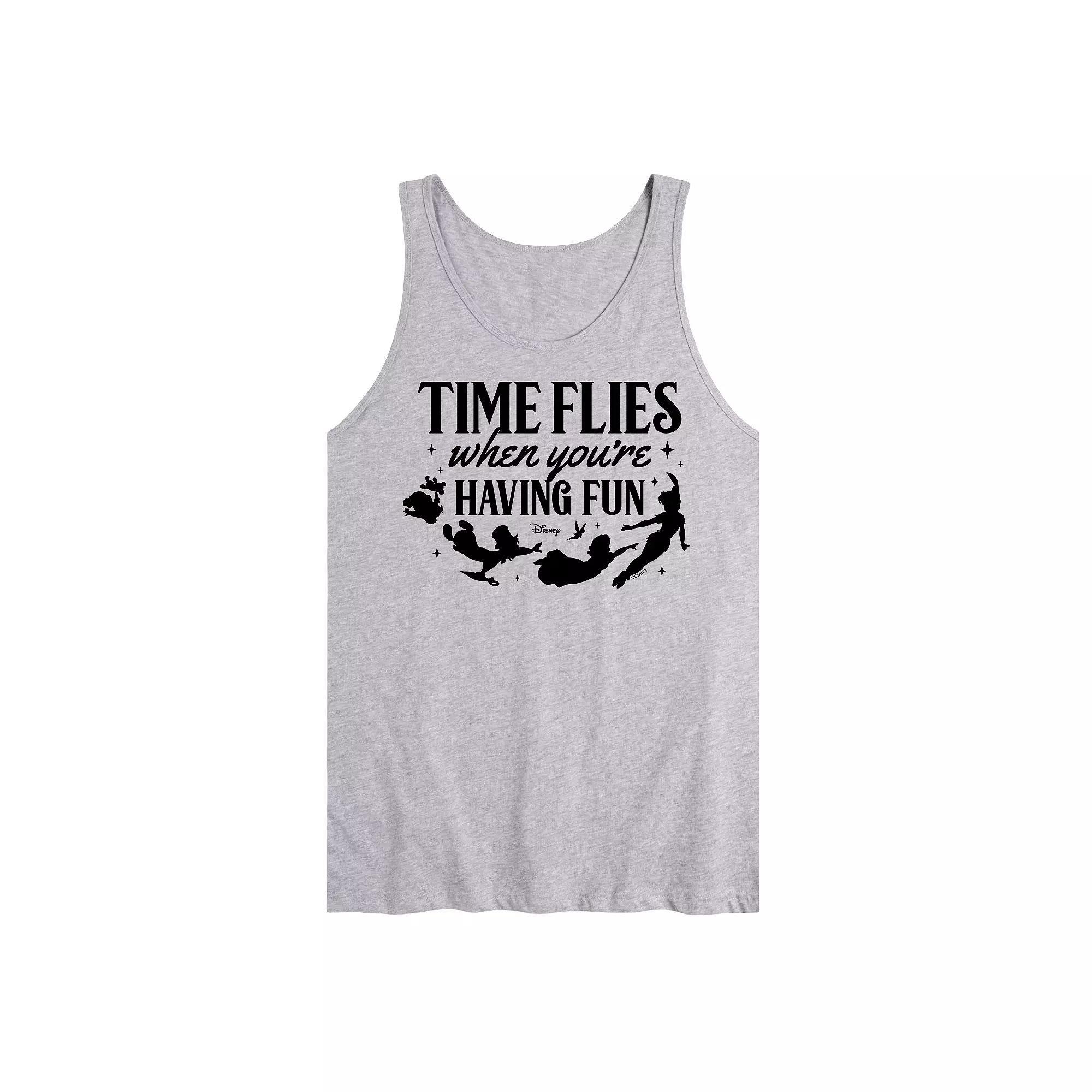 Disneys Peter Pan Mens Time Flies Graphic Tank Top Product Image