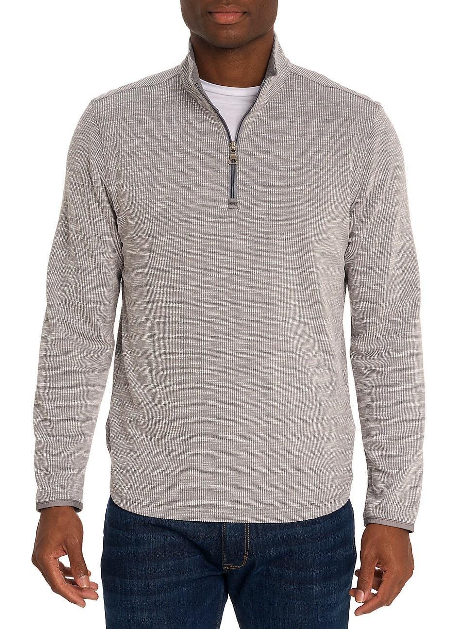 Mens Speilberg Quarter-Zip Waffle Knit Pullover Product Image