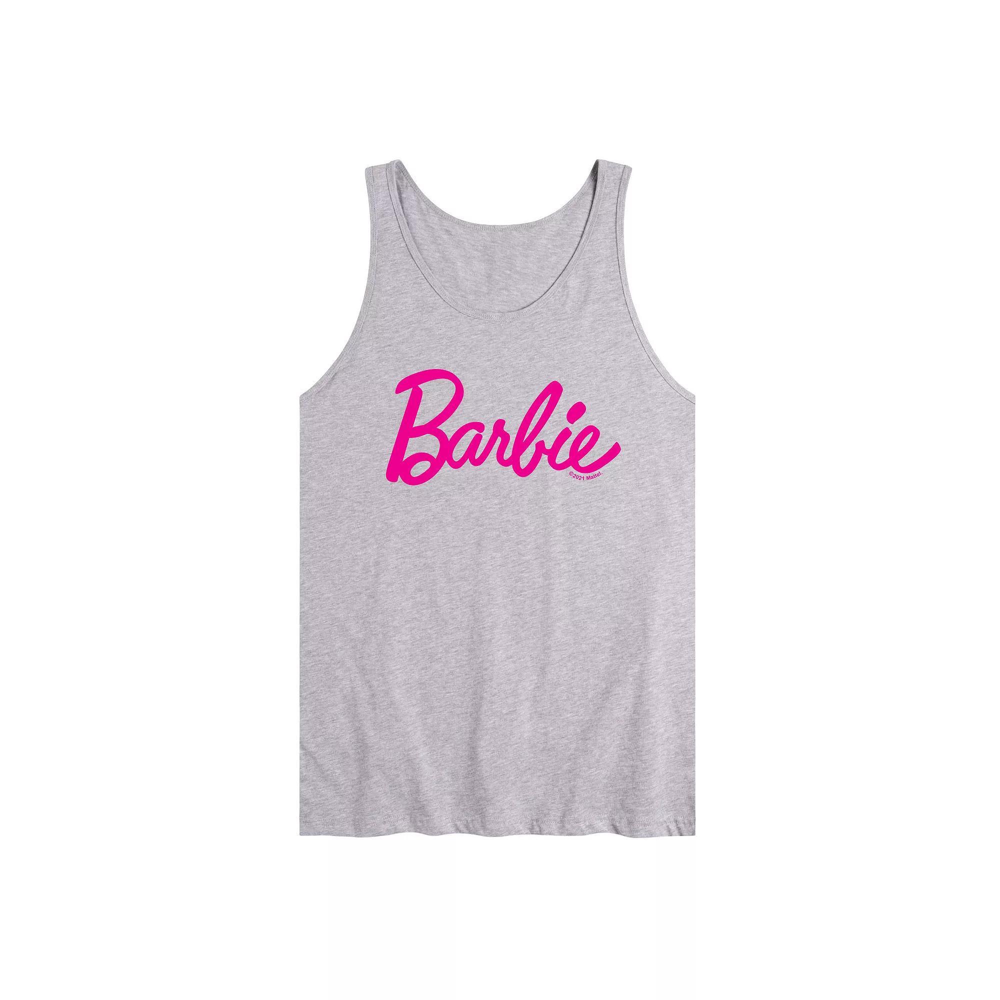 Mens Barbie Pride Classic Logo Tank Top Product Image