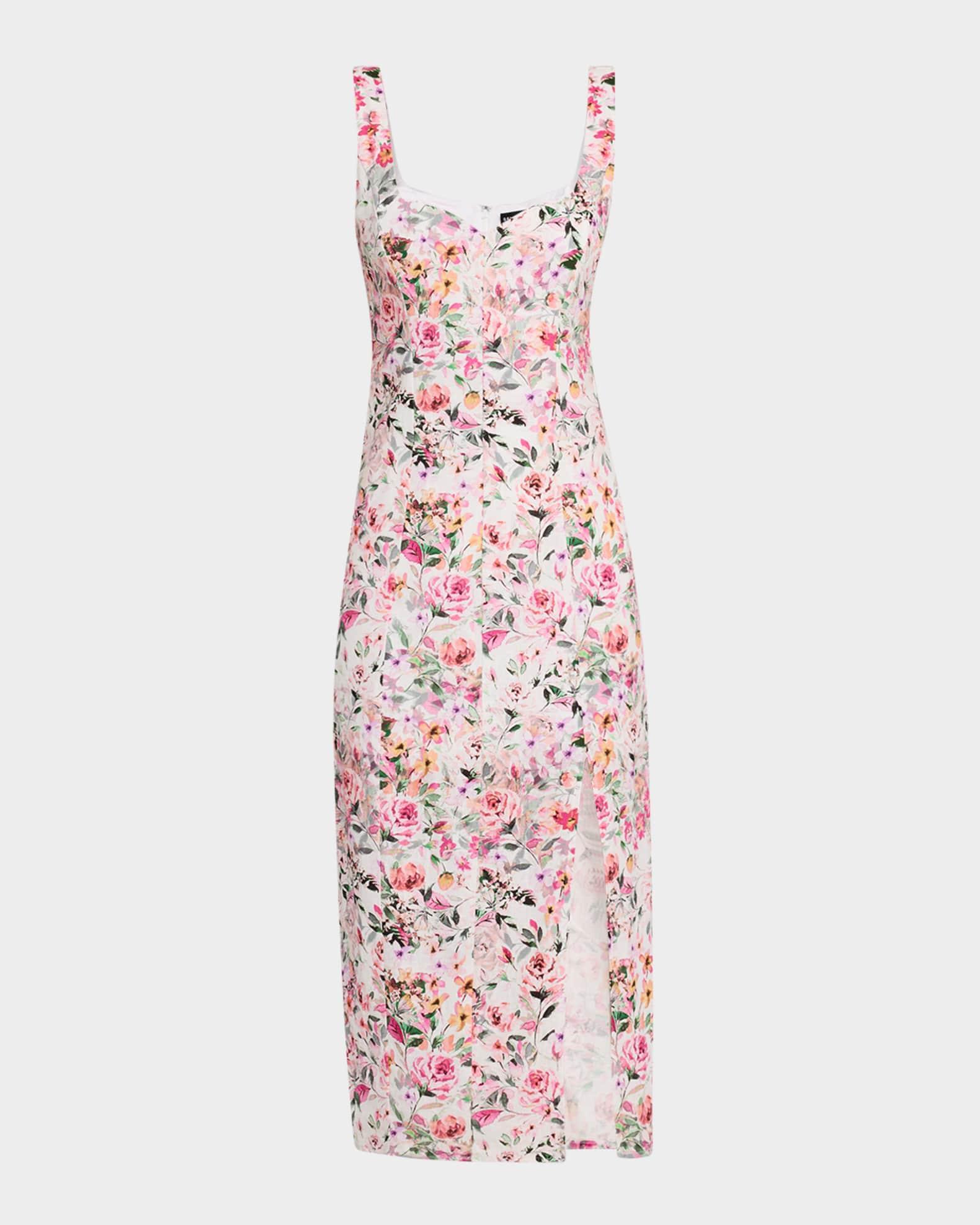 Eugenia Floral Sleeveless Midi Dress Product Image